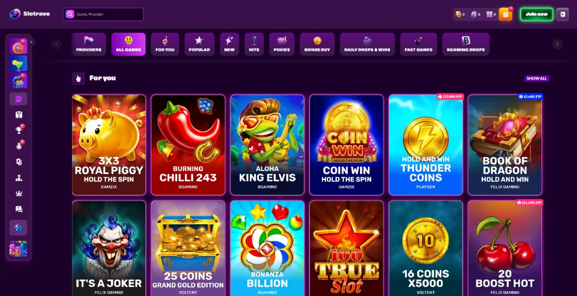 Games Selection