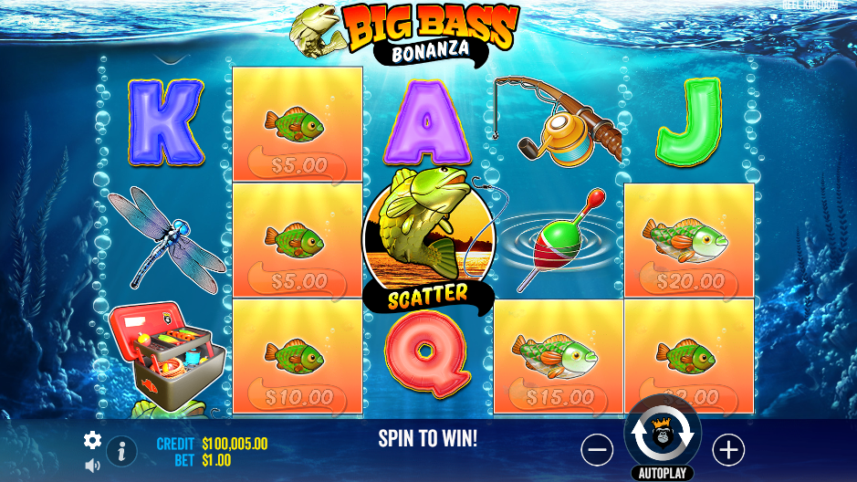 Big Bass Bonanza graphics 1